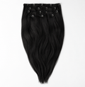 Silky straight clip in extensions van echt haar