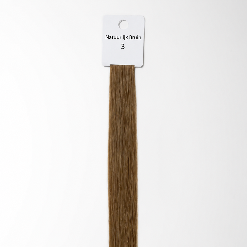 Clip in extensions van echt haar voor extra volume en lengte