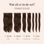 Clip in Extensions | Chocolade Bruin 2