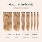 Clip in Extensions | Donkerblond 10