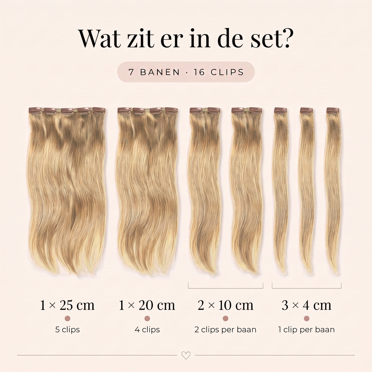 Clip in Extensions | Honingblond Balayage 10/22