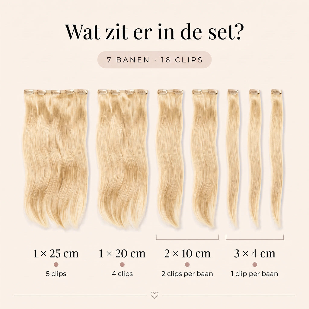 Clip in Extensions | Licht Honing Blond 22