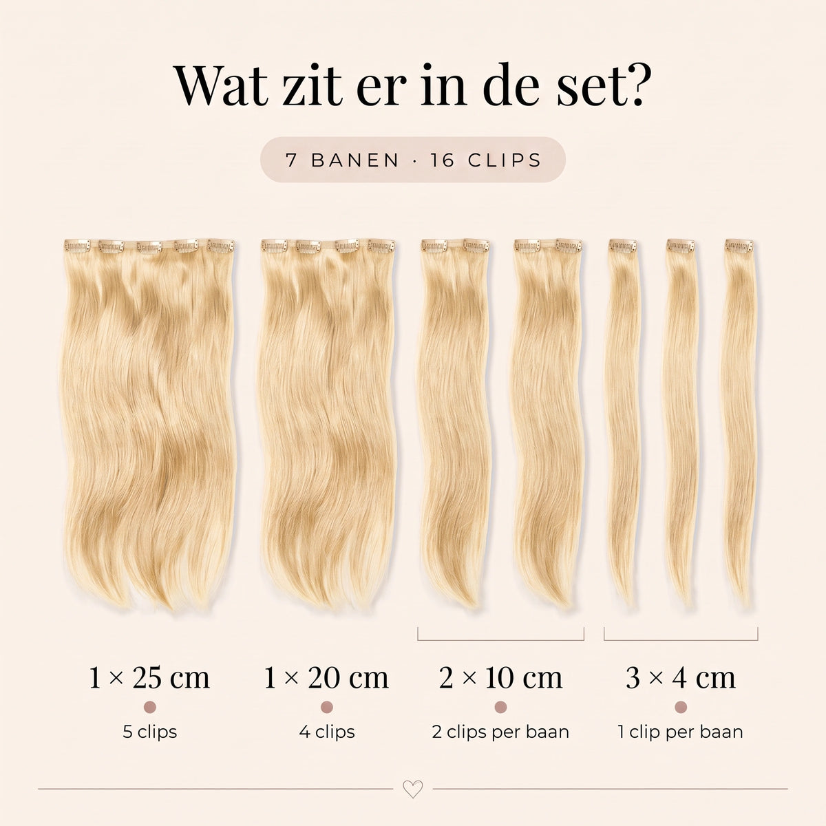 Clip in Extensions | Licht Honing Blond 22