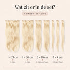 Clip in Extensions | Licht Natuurblond 60A