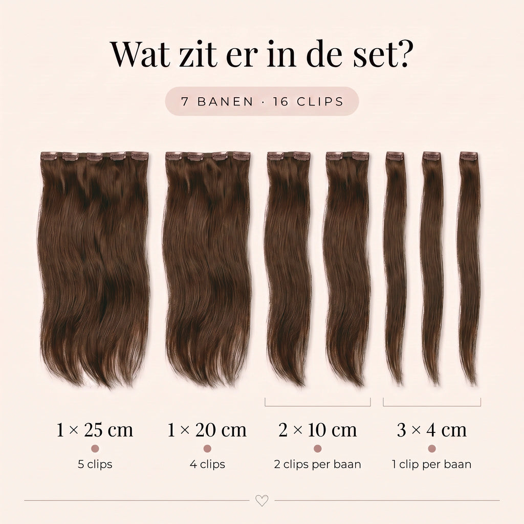 Clip in Extensions | Warm Bruin 4