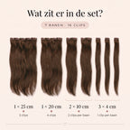Clip in Extensions | Warm Bruin 4