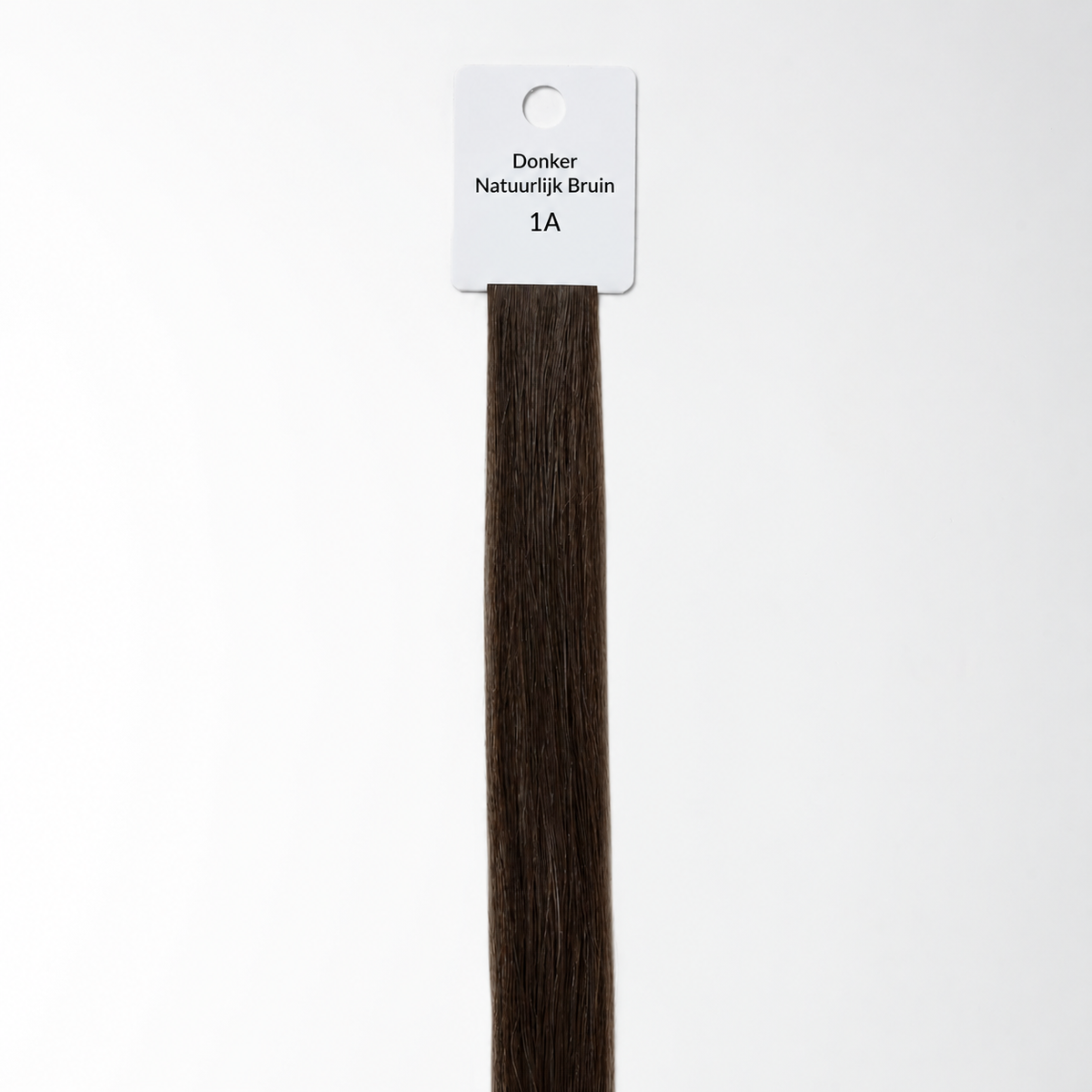 Zwarte clip in extensions van echt haar met natuurlijke glans