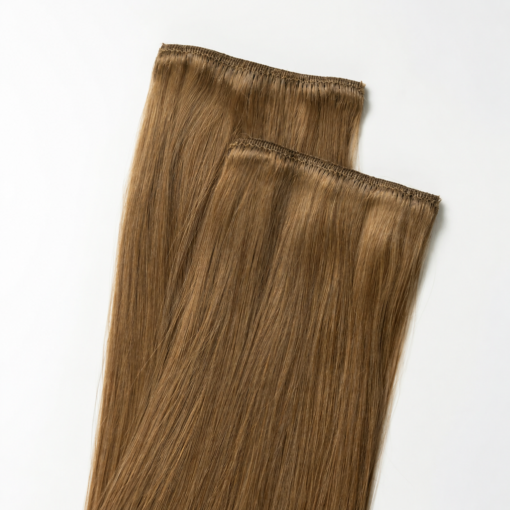 Clip in haarstukken van echt haar voor direct voller haar
