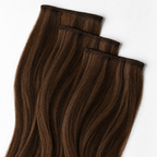 Echt haar extensions met clips voor snelle haarverlenging