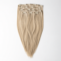 Haar extensie van echt haar met clips voor eenvoudig aanbrengen