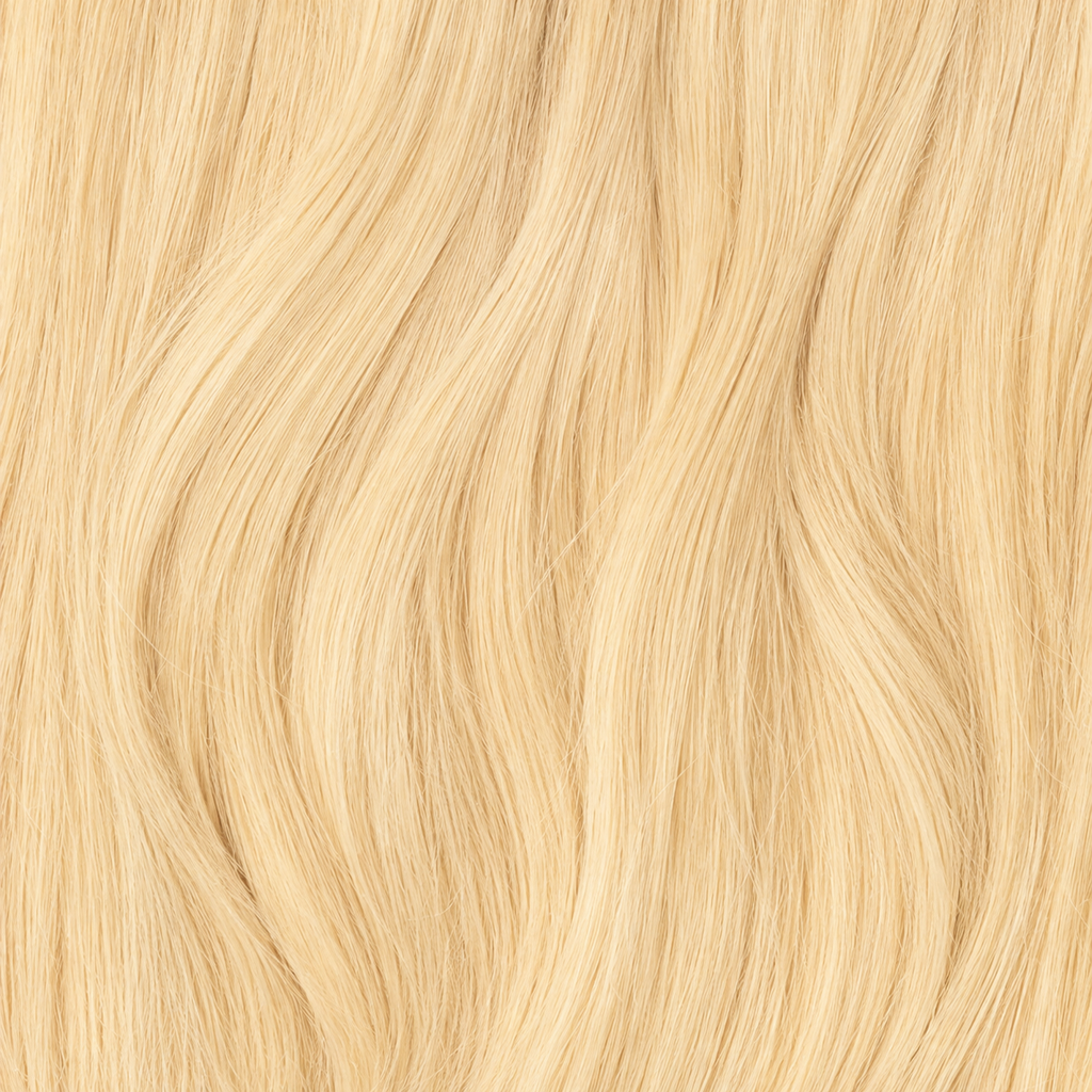 Hairextensions clip in echt haar in blonde tint voor extra lengte en volume