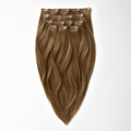 Hairextensions echt haar in donker natuurlijk bruin