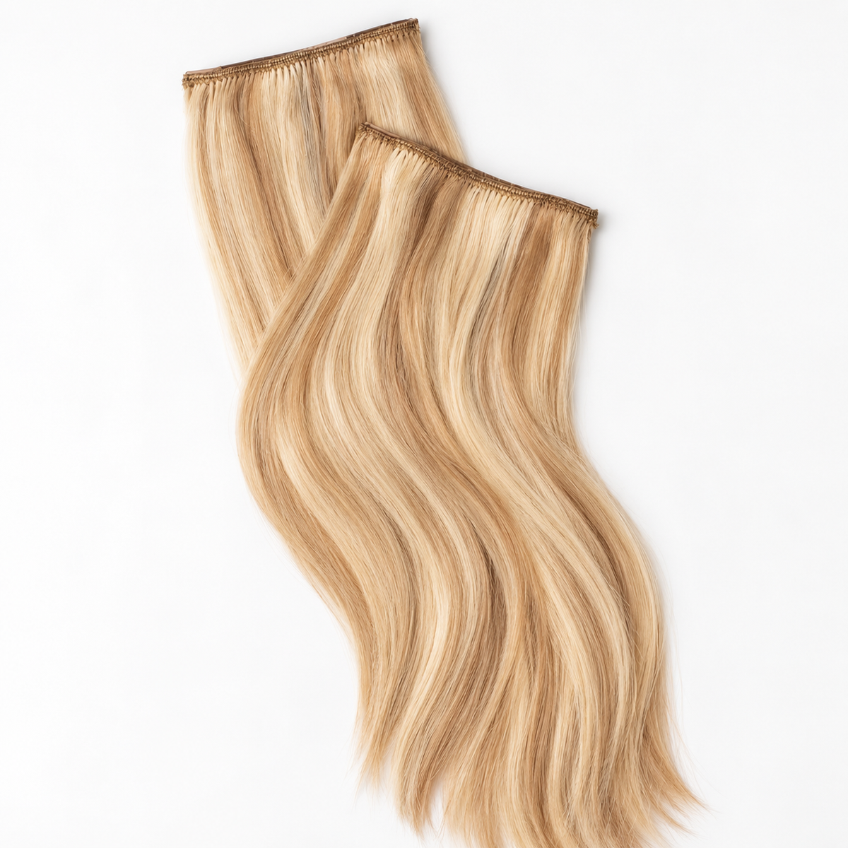 Lichtbruine hairextensions van echt haar voor een perfecte blend