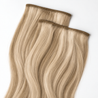 Hairextensions met clips van echt haar voor snel meer volume